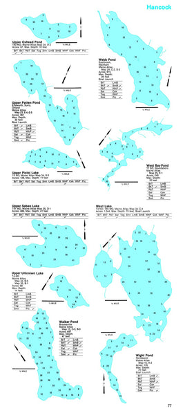 Delorme Maine Fishing Depth Maps [Spiral-bound] Delorme - Wide World Maps & MORE!