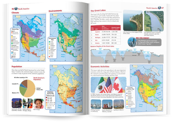 Know Geographyâ„¢ World Atlas Grades 4-9 (Rand Mcnally Know Geography) - Wide World Maps & MORE!