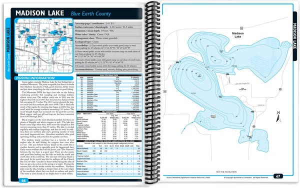 Southern Minnesota Fishing Map Guide - Wide World Maps & MORE! - Book - Sportsman's Connection - Wide World Maps & MORE!