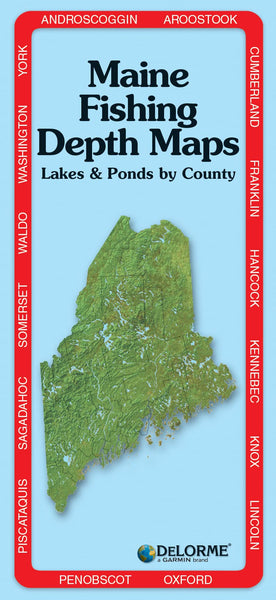 Delorme Maine Fishing Depth Maps [Spiral-bound] Delorme - Wide World Maps & MORE!