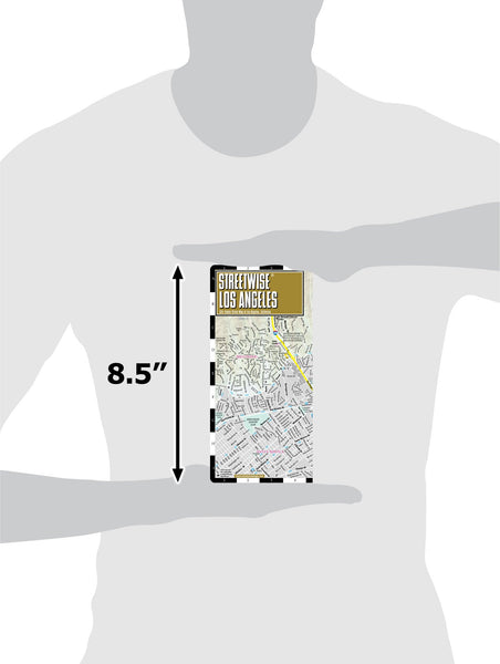 2014 Streetwise Los Angeles Map - Laminated City Center Street Map of Los Angeles, California [Collectible - Like New] - Wide World Maps & MORE!