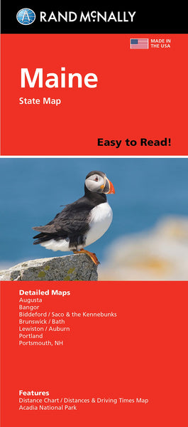 Rand McNally Easy To Read Folded Map: Maine State Map [Map] Rand McNally - Wide World Maps & MORE!