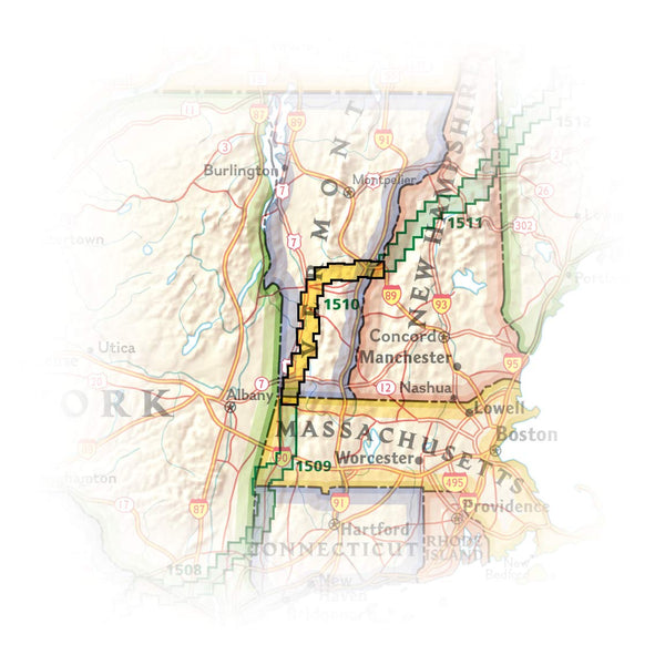 Appalachian Trail, East Mountain to Hanover [Vermont] (National Geographic Topographic Map Guide (1510)) - Wide World Maps & MORE! - Book - National Geographic Maps - Wide World Maps & MORE!