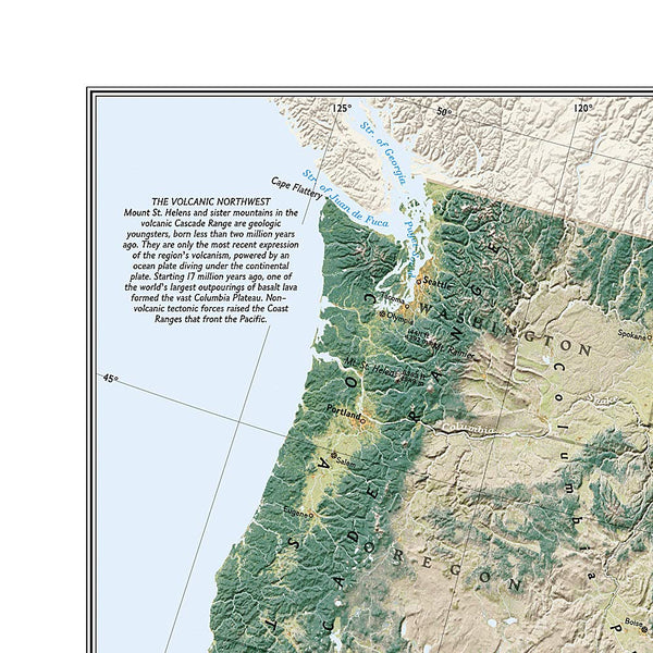 United States Physical [Tubed] (National Geographic Reference Map) - Wide World Maps & MORE!