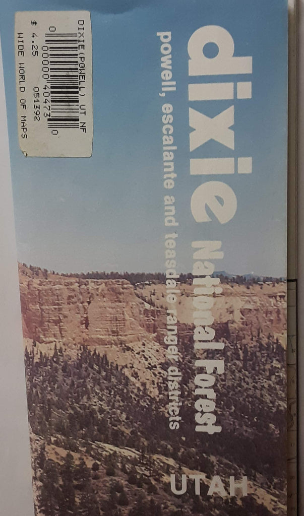 Dixie National Forest travel map (SuDoc A 13.28:D 64/6/993) - Wide World Maps & MORE!