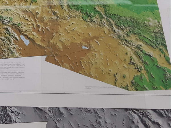 Experimental Digital Shaded-Relief Maps of Southwestern United States - Map I-18 - Wide World Maps & MORE! - Book - Wide World Maps & MORE! - Wide World Maps & MORE!