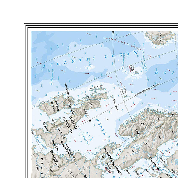 Asia Classic [Laminated, Tubed] (National Geographic Reference Map) - Wide World Maps & MORE!