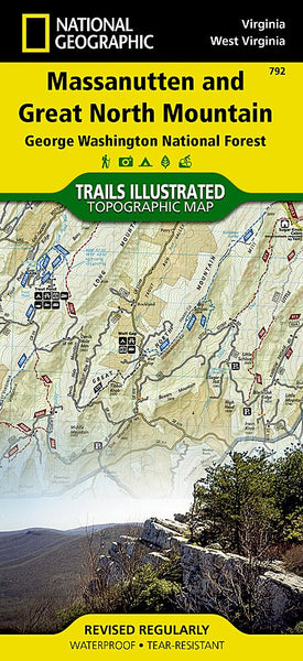 Massanutten and Great North Mountains [George Washington National Forest] (National Geographic Trails Illustrated Map (792)) - Wide World Maps & MORE! - Book - National Geographic Maps - Wide World Maps & MORE!