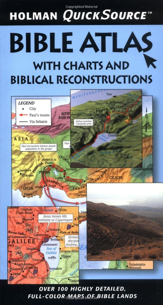 Holman QuickSource Bible Atlas with Charts and Biblical Reconstructions - Wide World Maps & MORE! - Book - Brand: Holman Reference - Wide World Maps & MORE!