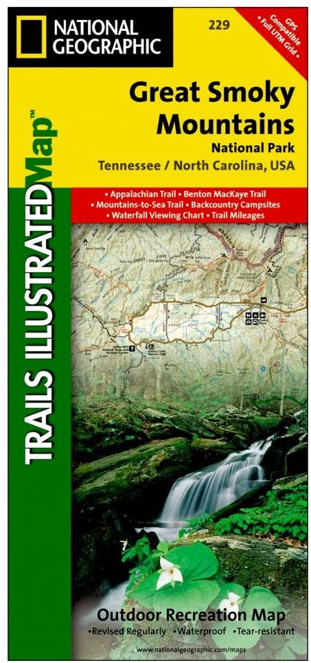 Great Smoky Mountains National Park Map - One Size - - Wide World Maps & MORE!