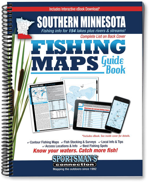 Southern Minnesota Fishing Map Guide - Wide World Maps & MORE! - Book - Sportsman's Connection - Wide World Maps & MORE!