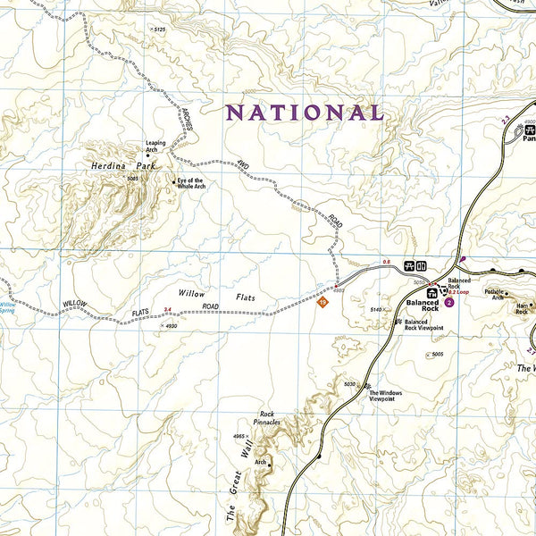 Arches National Park (National Geographic Trails Illustrated Map, 211) - Wide World Maps & MORE!