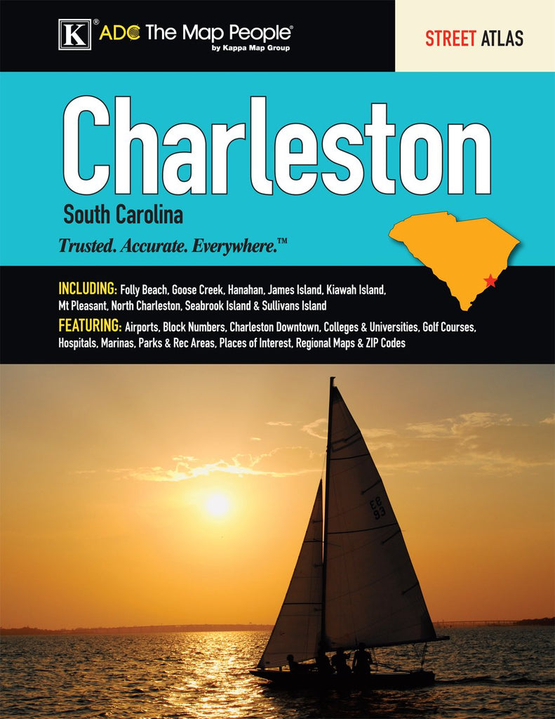 Charleston SC Atlas - Wide World Maps & MORE! - Book - Wide World Maps & MORE! - Wide World Maps & MORE!