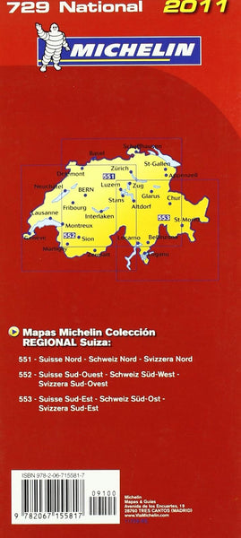 2011 Switzerland (National 729) [Archival Copy] - Wide World Maps & MORE!