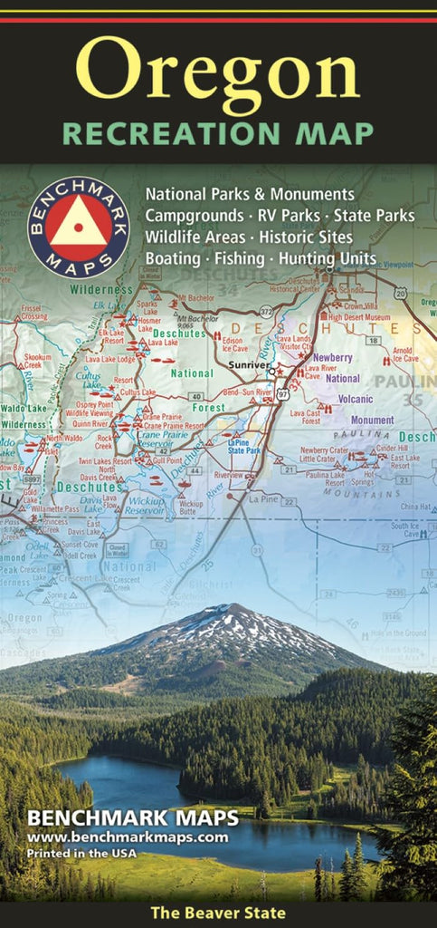 Oregon Recreation Map - Wide World Maps & MORE!