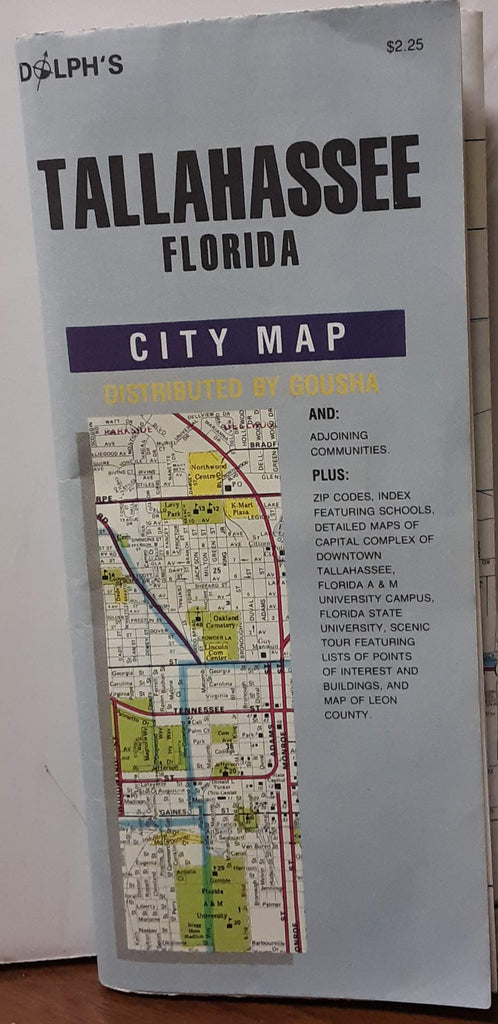 Tallahassee City Map - Wide World Maps & MORE! - Book - Wide World Maps & MORE! - Wide World Maps & MORE!