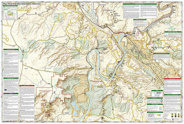 Moab South (National Geographic Trails Illustrated Map) - Wide World Maps & MORE! - Map - Trails Illustrated - Wide World Maps & MORE!