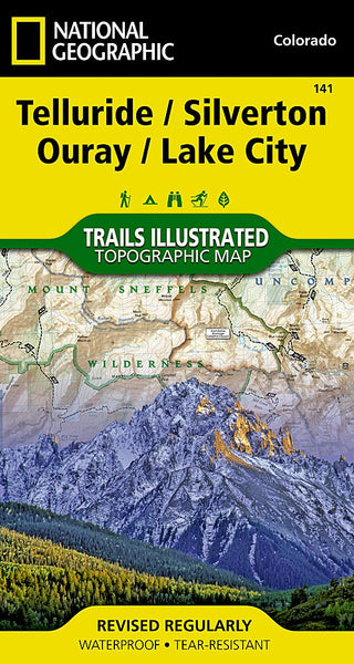 Telluride, Silverton, Ouray, Lake City (National Geographic Trails Illustrated Map 141) - Wide World Maps & MORE! - Map - National Geographic Maps - Wide World Maps & MORE!