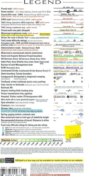 Steamboat – Routt National Forest Trails Recreation Topo Map - Wide World Maps & MORE! - Map - Wide World Maps & MORE! - Wide World Maps & MORE!