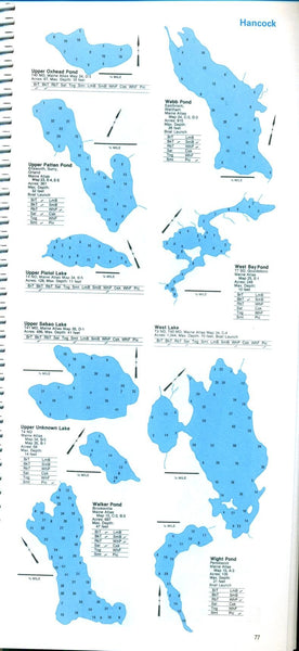 Maine Fishing Depth Maps Atlas - Wide World Maps & MORE! - Book - Wide World Maps & MORE! - Wide World Maps & MORE!