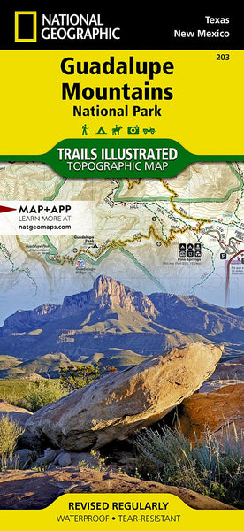 Guadalupe Mountains National Park Map (National Geographic Trails Illustrated Map, 203) [Map] National Geographic Maps - Wide World Maps & MORE!