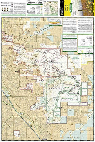 Saguaro National Park (National Geographic Trails Illustrated Map 237) - Wide World Maps & MORE! - Map - National Geographic Maps - Wide World Maps & MORE!