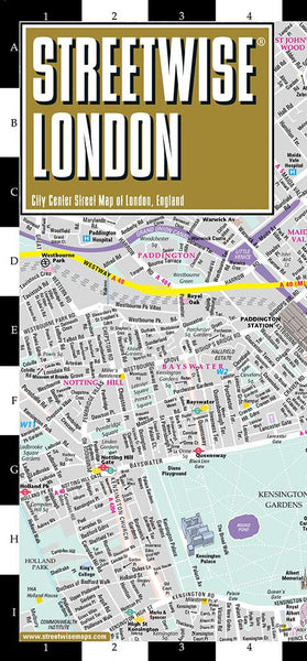 Streetwise London Map - Laminated City Center Street Map of London, England (Michelin Streetwise Maps) - Wide World Maps & MORE!