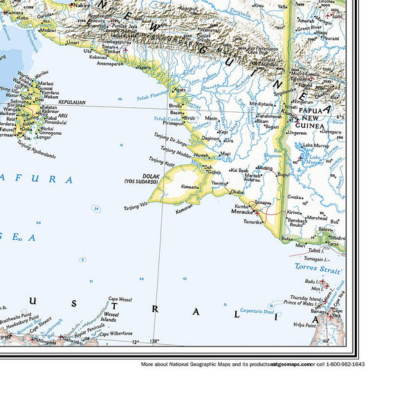 National Geographic: Southeast Asia Classic Wall Map - Laminated (38 × 32 inches) (National Geographic Reference Map) - Wide World Maps & MORE! - Map - National Geographic Maps - Wide World Maps & MORE!