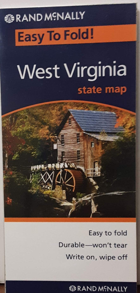 West Virginia State Map - Durable Won't Tear - Wide World Maps & MORE!