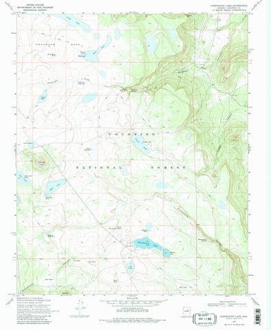 KINNIKINICK LAKE, AZ (7.5'×7.5' Topographic Quadrangle) - Wide World Maps & MORE! - Map - Wide World Maps & MORE! - Wide World Maps & MORE!