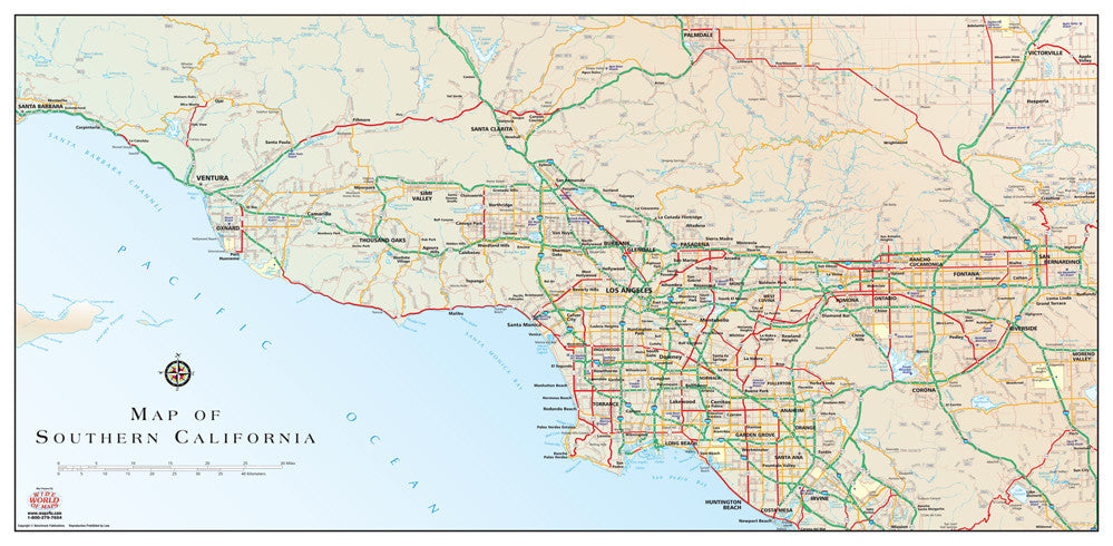 SOUTHERN CALIFORNIA ARTERIAL MAP