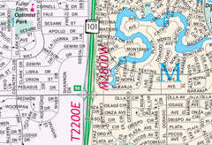 Tempe - Chandler Corridor Paper, Non-Laminated [Map] Phoenix