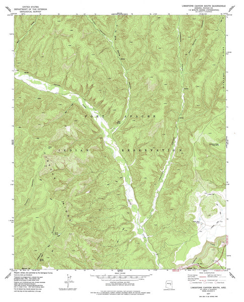 LIMESTONE CANYON S, Arizona 7.5' - Wide World Maps & MORE! - Map - Wide World Maps & MORE! - Wide World Maps & MORE!