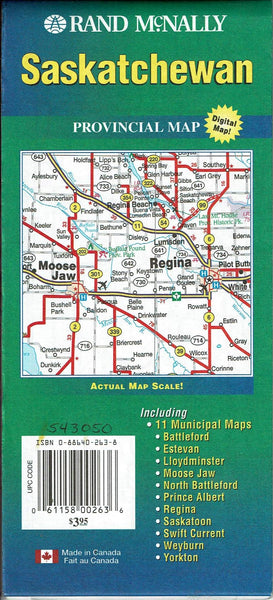 Saskatchewan Provincial Map - Wide World Maps & MORE! - Book - Wide World Maps & MORE! - Wide World Maps & MORE!