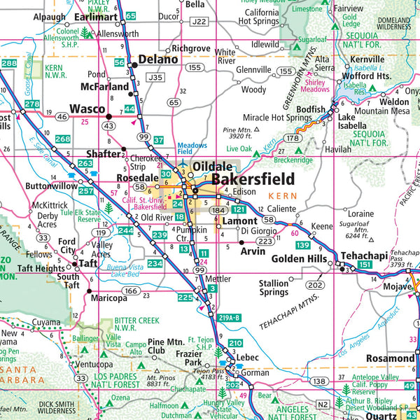 Rand McNally Easy To Fold: Southern California Laminated Map [Map] Rand McNally - Wide World Maps & MORE!