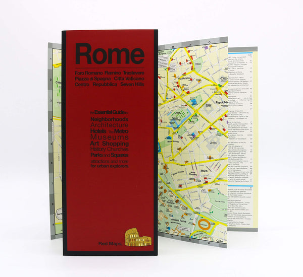 Red Maps ROME Street Map and City Guide - Wide World Maps & MORE! - Book - Wide World Maps & MORE! - Wide World Maps & MORE!