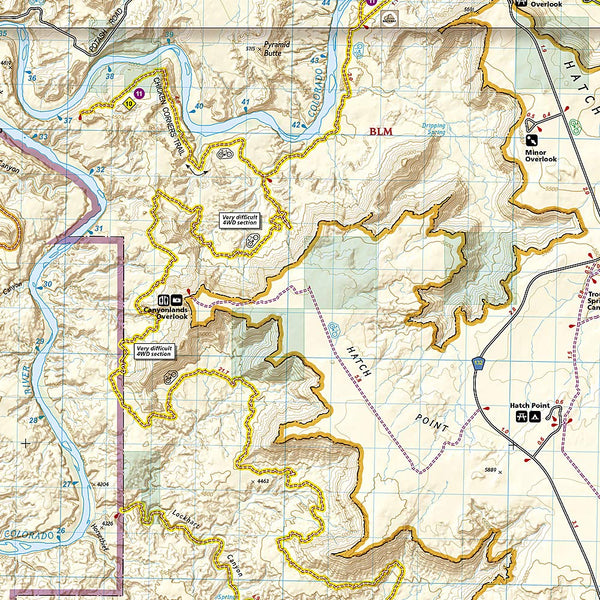 Moab South (National Geographic Trails Illustrated Map) - Wide World Maps & MORE! - Map - Trails Illustrated - Wide World Maps & MORE!