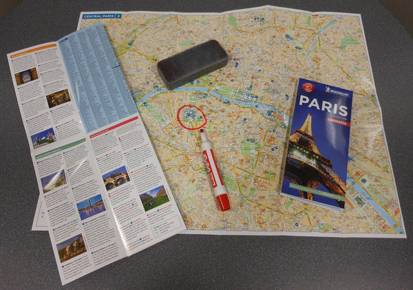 Michelin Paris City Map - Laminated Map (Michelin Street Map) - Wide World Maps & MORE! - Book - MICHELIN - Wide World Maps & MORE!