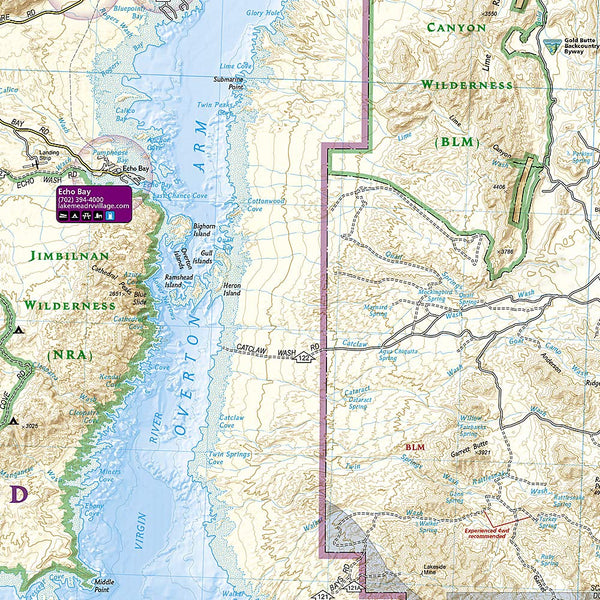 2020 Lake Mead National Recreation Area (National Geographic Trails Illustrated Map, 204) - Wide World Maps & MORE!