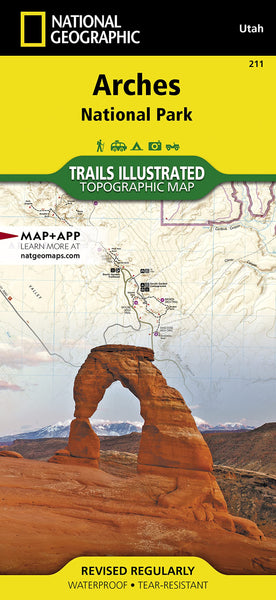 Arches National Park (National Geographic Trails Illustrated Map, 211) - Wide World Maps & MORE!