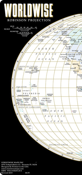 Streetwise World Map - Laminated Time Zone Map of the World - WORLDWISE - Wide World Maps & MORE! - Book - Wide World Maps & MORE! - Wide World Maps & MORE!