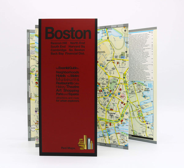 Red Maps BOSTON Street Map and City Guide - Wide World Maps & MORE! - Book - Wide World Maps & MORE! - Wide World Maps & MORE!