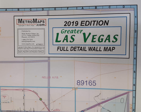 Greater Las Vegas Area Wall Map—Dry Erase Laminated [Map] Metro Maps and Shane Murphy - Wide World Maps & MORE! - Map - Wide World Maps & MORE! - Wide World Maps & MORE!
