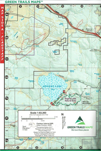 Flagstaff - San Francisco Peaks - Wide World Maps & MORE!