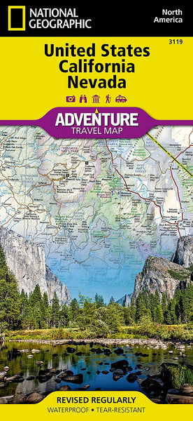 United States, California and Nevada Map (National Geographic Adventure Map, 3119) [Map] National Geographic Maps - Wide World Maps & MORE!