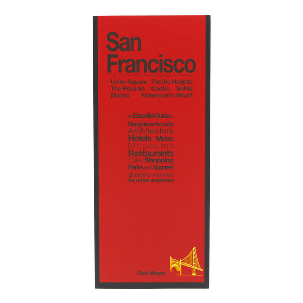 Red Maps SAN FRANCISCO Street Map and City Guide - Wide World Maps & MORE!