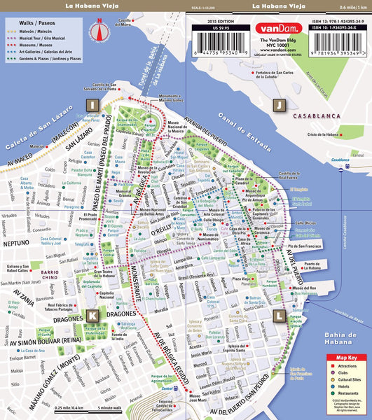 StreetSmartÂ® Cuba Map by VanDam (English and Spanish Edition) Laminated Country Driving map with all attractions, hotels, beaches & city details plus ... restauratns, hotels and bars, 2019 Edition - Wide World Maps & MORE!