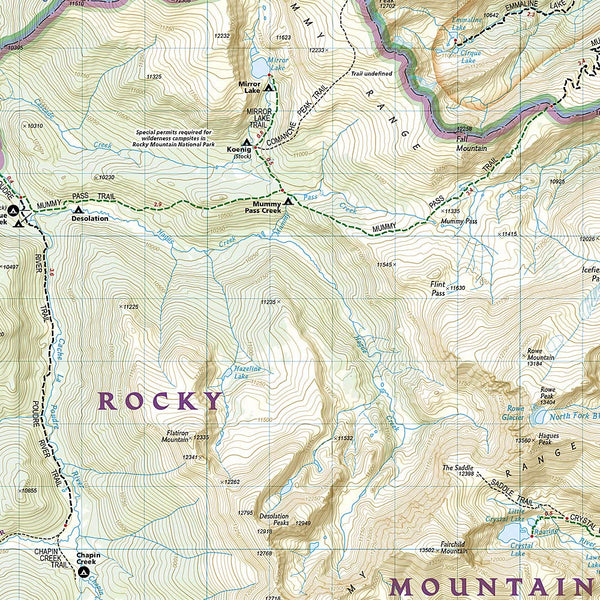 2019 Rocky Mountain National Park (National Geographic Trails Illustrated Map) - Wide World Maps & MORE!