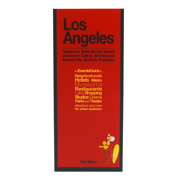 Red Maps LOS ANGELES Street Map and City Guide - Wide World Maps & MORE!