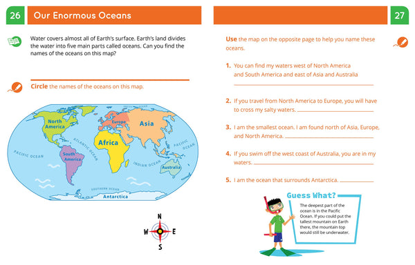 Geography & Maps Activities, Beginner | Ages 6+ - Wide World Maps & MORE! - Book - Rand McNally & Company - Wide World Maps & MORE!